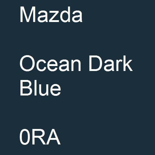 Mazda, Ocean Dark Blue, 0RA.